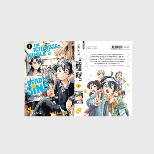 Buchcover und Innenansicht für das Buch: ICHINOSE-KE NO TAIZAI