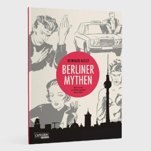 Buchcover und Innenansicht für das Buch: Berliner Mythen