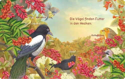 Buchcover und Innenansicht für das Buch: Es raschelt was im Laub
