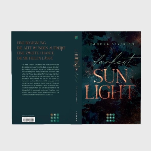 Buchcover und Innenansicht für das Buch: Darkest Sunlight