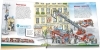 Buchcover und Innenansicht für das Buch: BOOKii® WAS IST WAS Kindergarten Komm mit zur Feuerwehr!