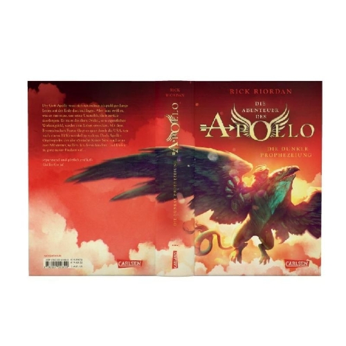 Buchcover und Innenansicht für das Buch: The Trials of Apollo Vol 2: The Dark Prophecy