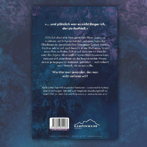 Buchcover und Innenansicht für das Buch: Oceanburn | Im Griff der Jäger