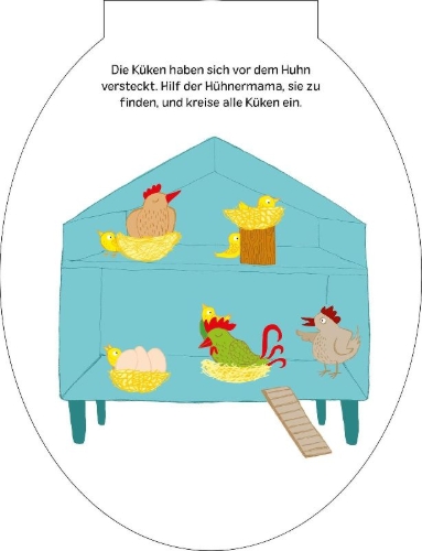Buchcover und Innenansicht für das Buch: Große Oster-Rätselei