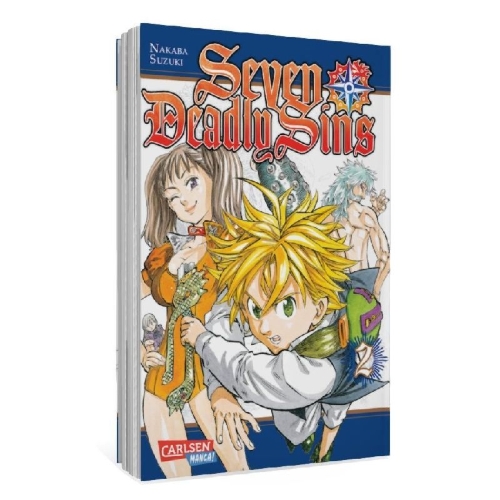 Buchcover und Innenansicht für das Buch: Nanatsu no Taizai