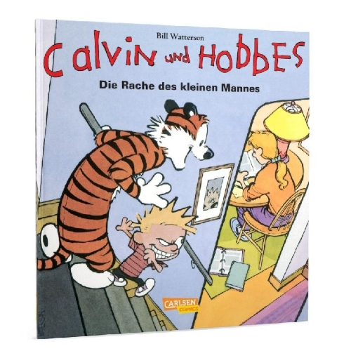 Buchcover und Innenansicht für das Buch: Calvin & Hobbes 05 - Die Rache des kleinen Mannes
