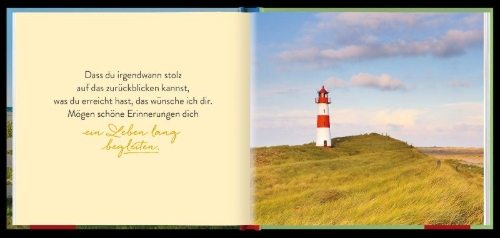 Buchcover und Innenansicht für das Buch: Was ich dir wünsche für deinen Weg