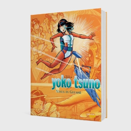 Buchcover und Innenansicht für das Buch: Yoko Tsuno Sammelband 04: Vinea in Gefahr