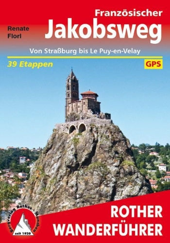 Buchcover und Innenansicht für das Buch: Französischer Jakobsweg