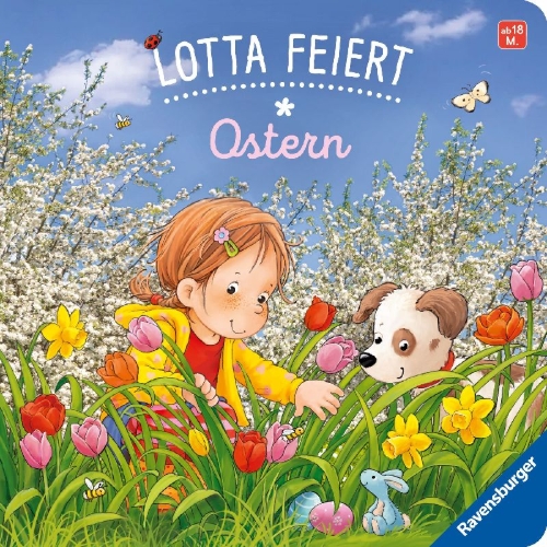 Buchcover und Innenansicht für das Buch: Lotta feiert Ostern