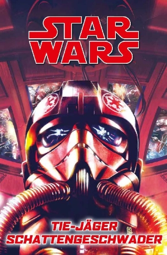 Buchcover und Innenansicht für das Buch: Star Wars Comics: Tie-Jäger Schattengeschwader