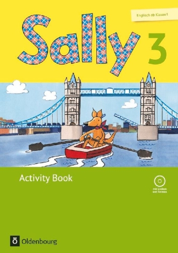 Buchcover und Innenansicht für das Buch: Sally 3. Schuljahr. Activity Book mit CD und Portfolio-Heft. Ausgabe für alle Bundesländer außer Nordrhein-Westfalen (Neubearbeitung) - Englisch ab Klasse 1