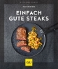 Buchcover und Innenansicht für das Buch: Einfach gute Steaks