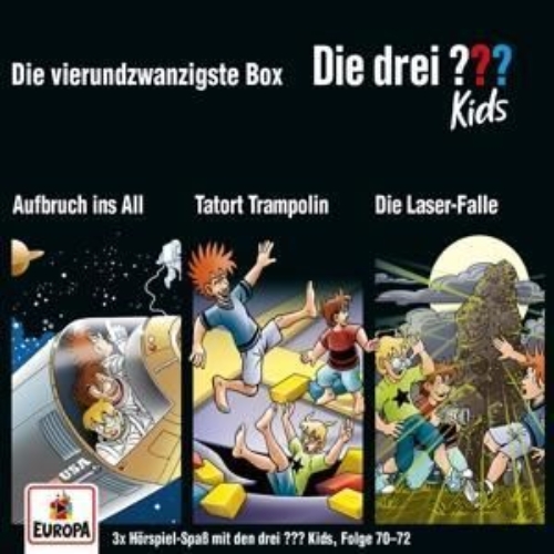 Buchcover und Innenansicht für das Buch: Die drei ??? Kids 3er Box - Folgen 70-72