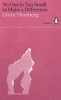 Buchcover und Innenansicht für das Buch: No One Is Too Small to Make a Difference