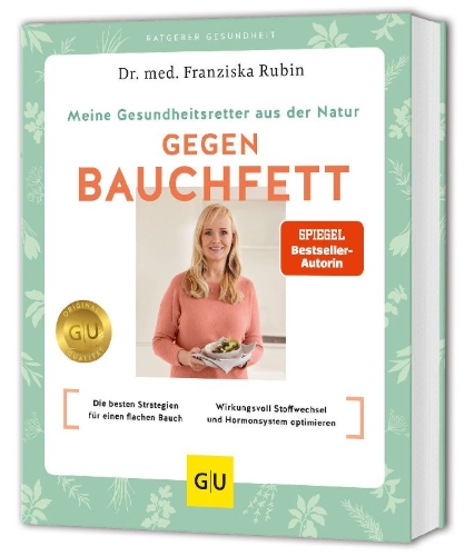 Buchcover und Innenansicht für das Buch: Meine Gesundheitsretter aus der Natur gegen Bauchfett