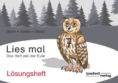 Buchcover und Innenansicht für das Buch: Lies mal 7 - Das Heft mit der Eule