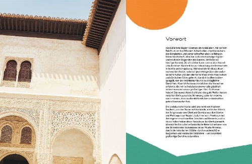 Buchcover und Innenansicht für das Buch: Andalusien