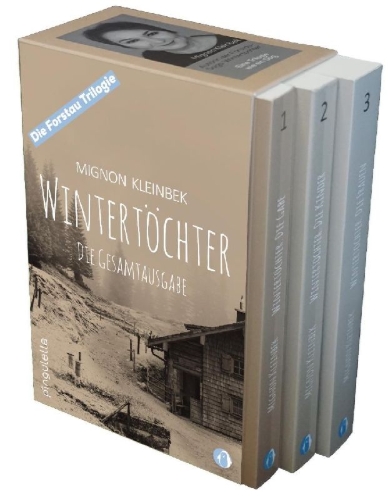 Buchcover und Innenansicht für das Buch: Wintertöchter Trilogie