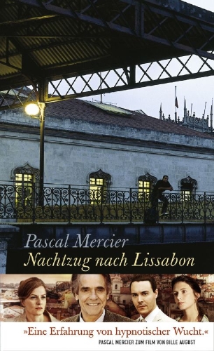 Buchcover und Innenansicht für das Buch: Nachtzug nach Lissabon