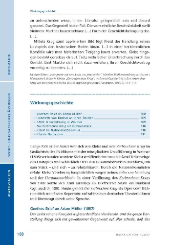 Buchcover und Innenansicht für das Buch: Der zerbrochne Krug
