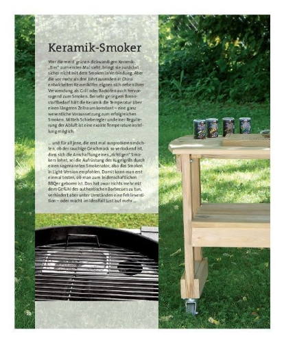 Buchcover und Innenansicht für das Buch: Das kleine Smoker-Buch
