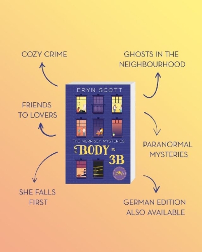 Buchcover und Innenansicht für das Buch: The Morrisey Mysteries 1. A Body in 3B
