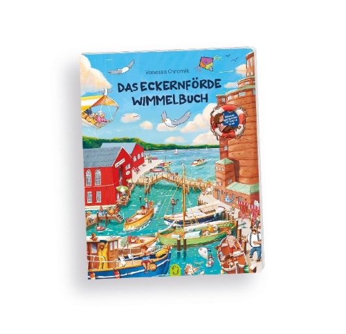 Buchcover und Innenansicht für das Buch: Das Eckernförde Wimmelbuch