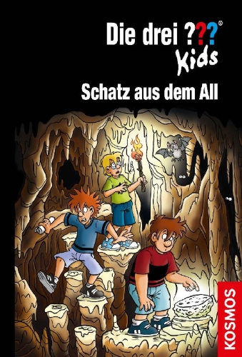 Buchcover und Innenansicht für das Buch: Die drei ??? Kids, 88, Schatz aus dem All