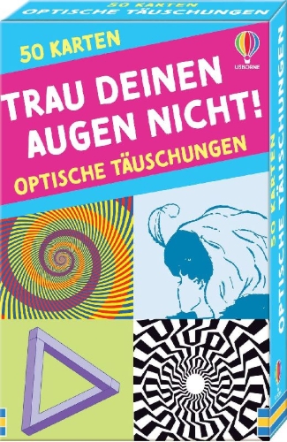 Buchcover und Innenansicht für das Buch: 50 Karten: Trau deinen Augen nicht!