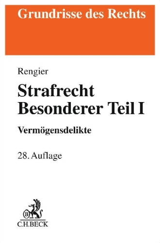 Buchcover und Innenansicht für das Buch: Strafrecht Besonderer Teil I