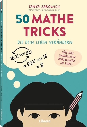 Buchcover und Innenansicht für das Buch: 50 Mathe-Tricks