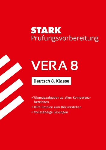 Buchcover und Innenansicht für das Buch: STARK Deutsch VERA 8 - Prüfungsvorbereitung