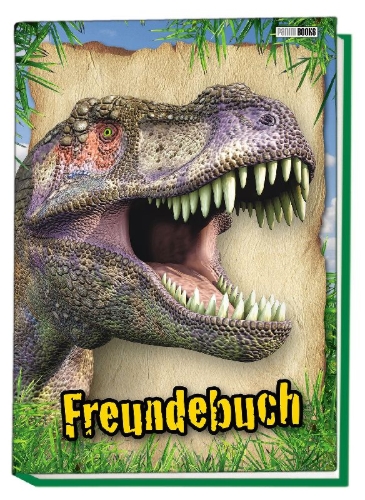 Buchcover und Innenansicht für das Buch: Dinosaurier: Freundebuch