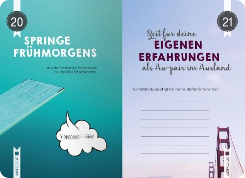 Buchcover und Innenansicht für das Buch: 99 Dinge, die du im Ruhestand endlich tun kannst