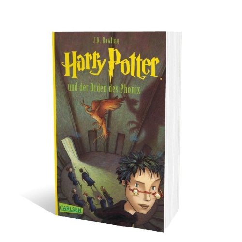 Buchcover und Innenansicht für das Buch: Harry Potter and the Order of the Phoenix