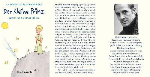 Buchcover und Innenansicht für das Buch: Le Petit Prince