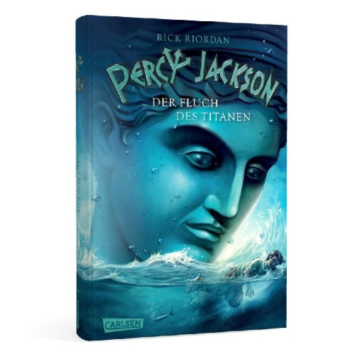 Buchcover und Innenansicht für das Buch: Percy Jackson: Titan's  Curse