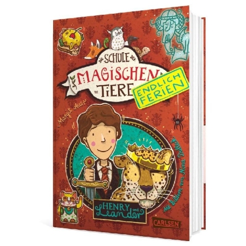 Buchcover und Innenansicht für das Buch: Die Schule der magischen Tiere - Endlich Ferien 3: Henry und Leander