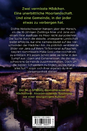 Buchcover und Innenansicht für das Buch: Moorland. Die Zwillinge