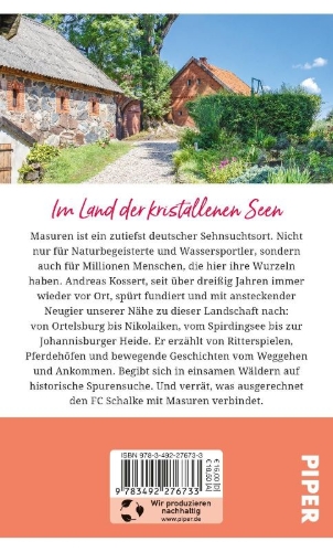 Buchcover und Innenansicht für das Buch: Gebrauchsanweisung für Masuren
