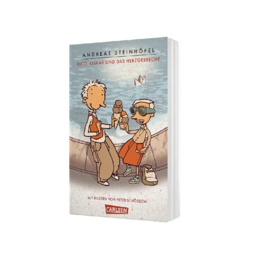Buchcover und Innenansicht für das Buch: Rico, Oskar und das Herzgebreche (Rico und Oskar 2)