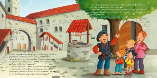 Buchcover und Innenansicht für das Buch: LESEMAUS 17: Max auf der Ritterburg