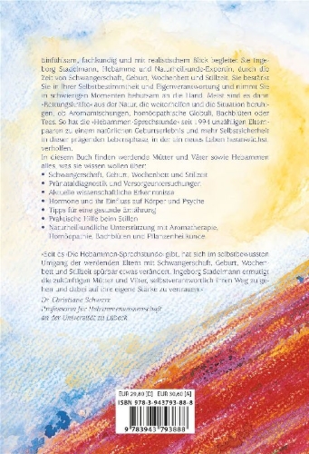 Buchcover und Innenansicht für das Buch: Die Hebammen-Sprechstunde