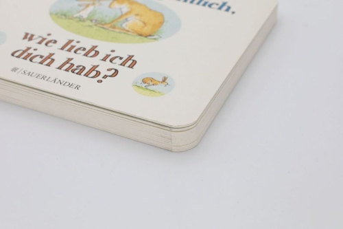 Buchcover und Innenansicht für das Buch: Weißt du eigentlich, wie lieb ich dich hab?