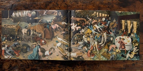 Buchcover und Innenansicht für das Buch: Pieter Bruegel. Das vollständige Werk
