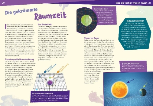 Buchcover und Innenansicht für das Buch: WAS IST WAS Naturwissenschaften easy! Schwarze Löcher! Giganten der Schwerkraft