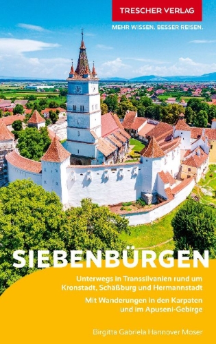 Buchcover und Innenansicht für das Buch: TRESCHER Reiseführer Siebenbürgen