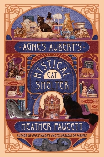Buchcover und Innenansicht für das Buch: Agnes Aubert's Mystical Cat Shelter