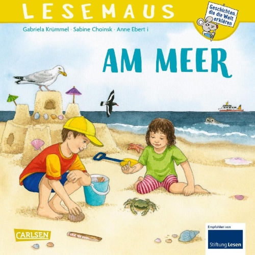 Buchcover und Innenansicht für das Buch: LESEMAUS 10: Am Meer